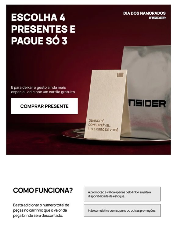 Um presente extra, sem pagar a mais