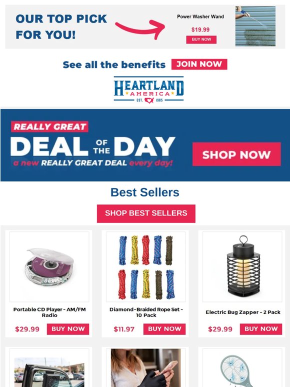 Today's Deal of the Day & Best-Selling Products!