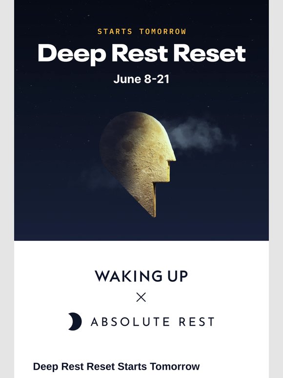 Last chance: Register for Deep Rest Reset.