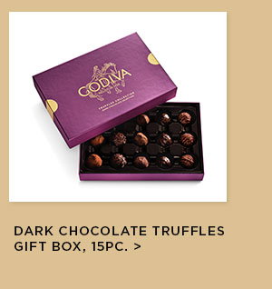 Dark Chocolate Truffles Gift Box, 15pc.