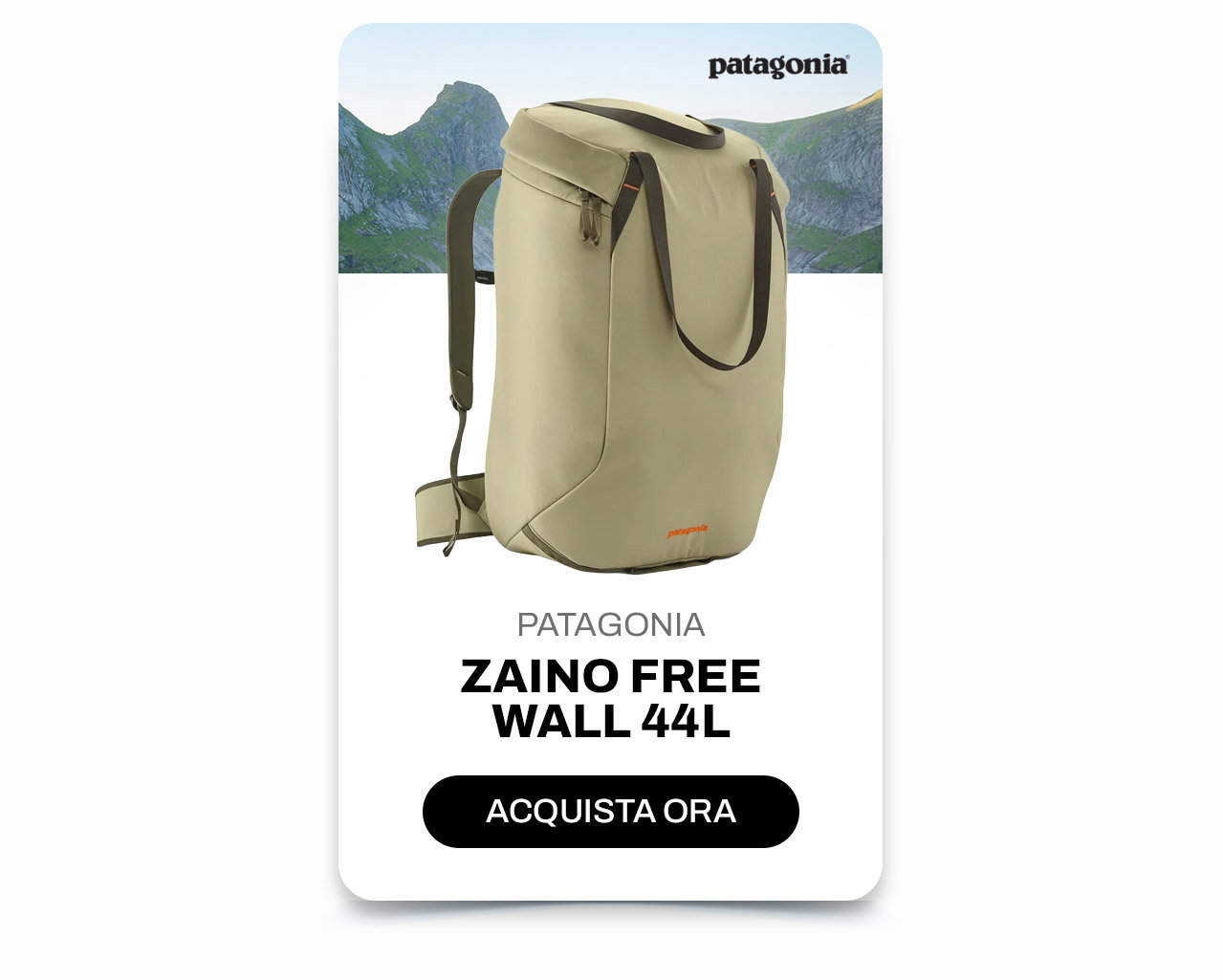 Zaino Free Wall 44L