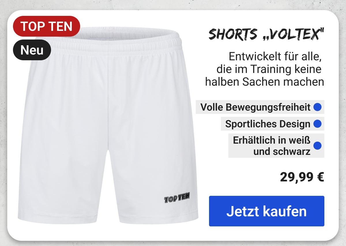 TOP TEN | Neu | Shorts „VolteX“ | Entwickelt für alle, die im Training keine halben Sachen machen |…