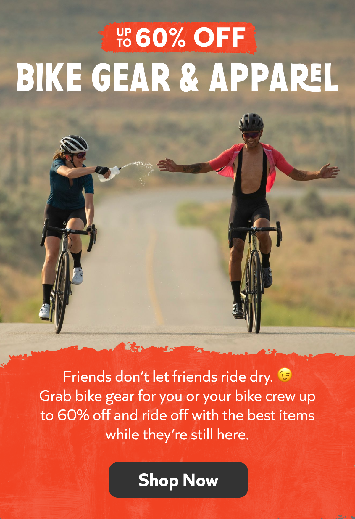Up To 60% Off Bike Apparel!