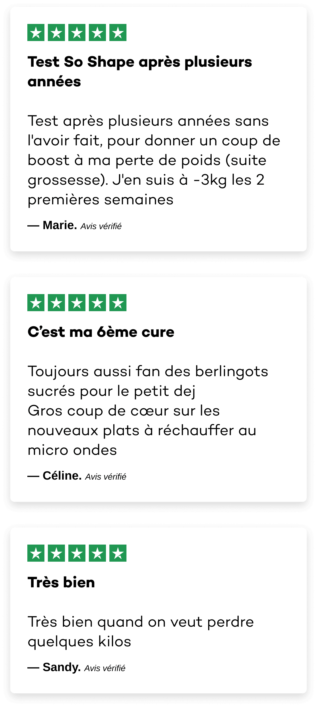 Avis clients