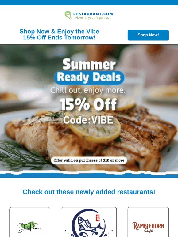 Chill Vibes & Fresh Savings 🤗