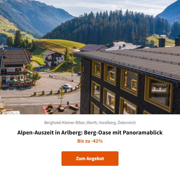 Alpen-Auszeit in Arlberg: Berg-Oase mit Panoramablick