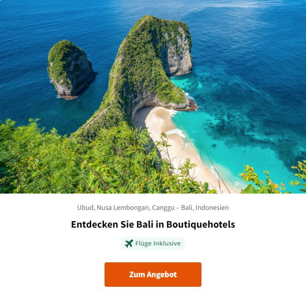 Entdecken Sie Bali in Boutiquehotels