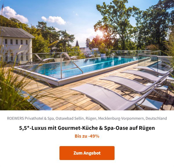 5,5*-Luxus mit Gourmet-Küche &amp; Spa-Oase auf Rügen