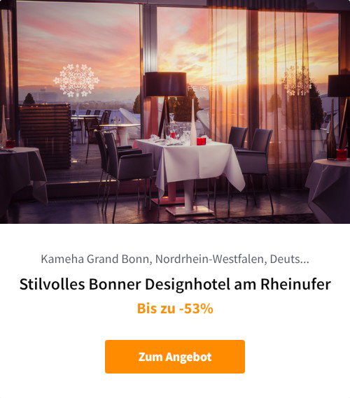 Stilvolles Bonner Designhotel am Rheinufer