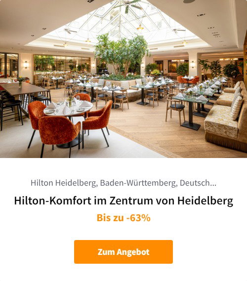 Hilton-Komfort im Zentrum von Heidelberg