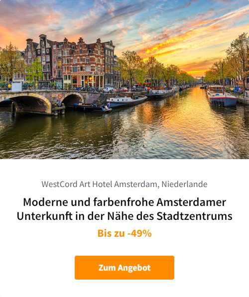 Moderne und farbenfrohe Amsterdamer Unterkunft in der Nähe des Stadtzentrums