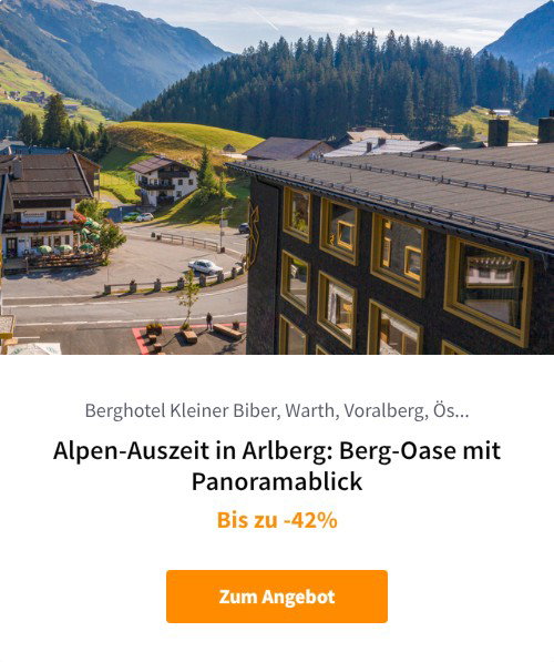 Alpen-Auszeit in Arlberg: Berg-Oase mit Panoramablick