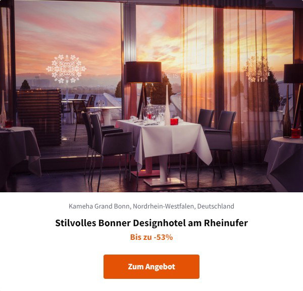 Stilvolles Bonner Designhotel am Rheinufer