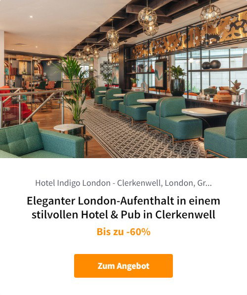 Eleganter London-Aufenthalt in einem stilvollen Hotel &amp; Pub in Clerkenwell