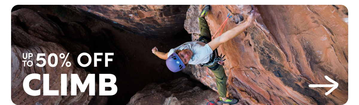 Up To 50% Off Climbing Gear! 