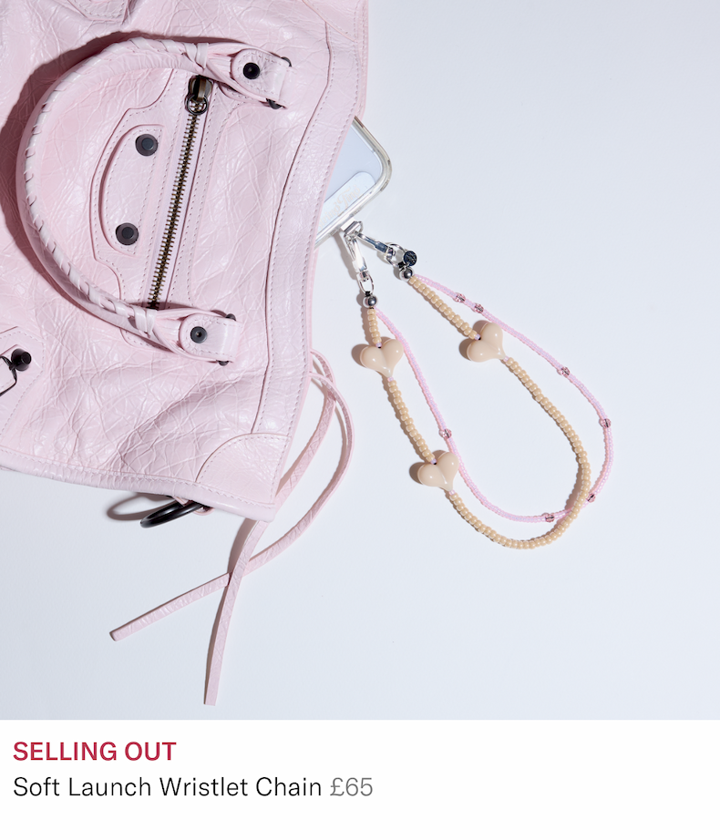 soft launch styled on a balenciaga city bag 
