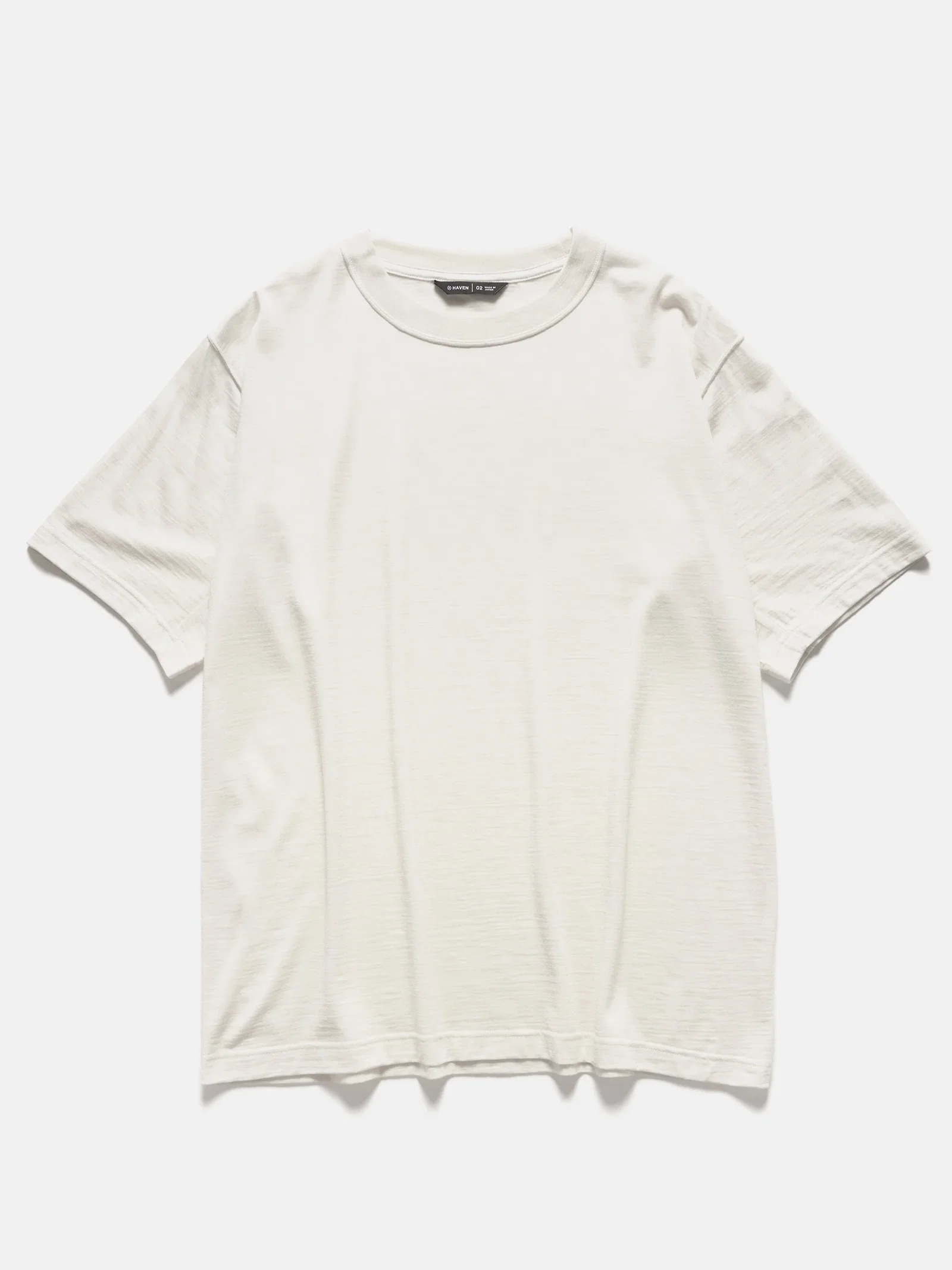 Image of Stratus T-Shirt - Superfine Wool Jersey Off White