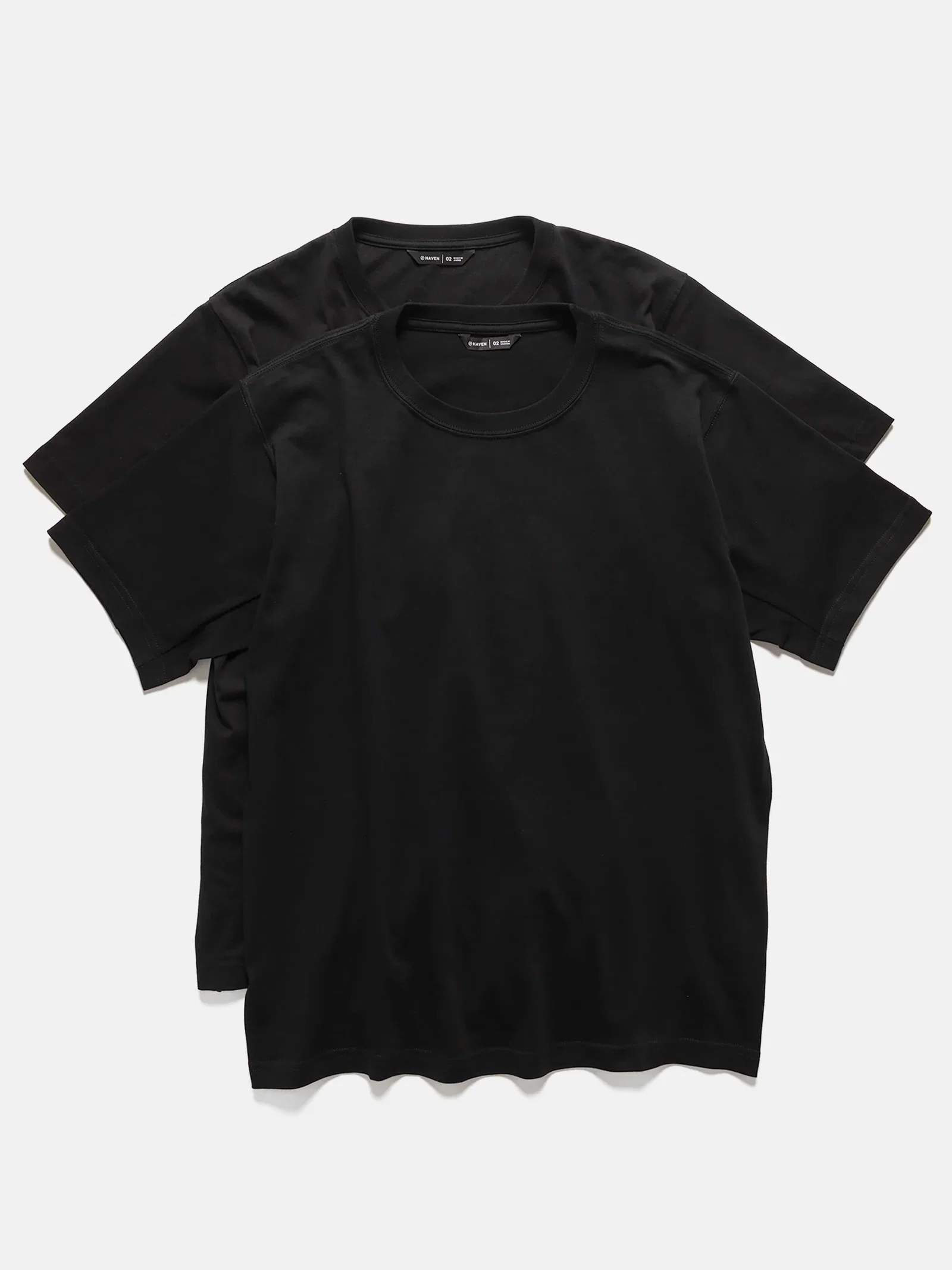 Image of Standard T-Shirt - Supima Cotton Jersey (2-Pack) Black