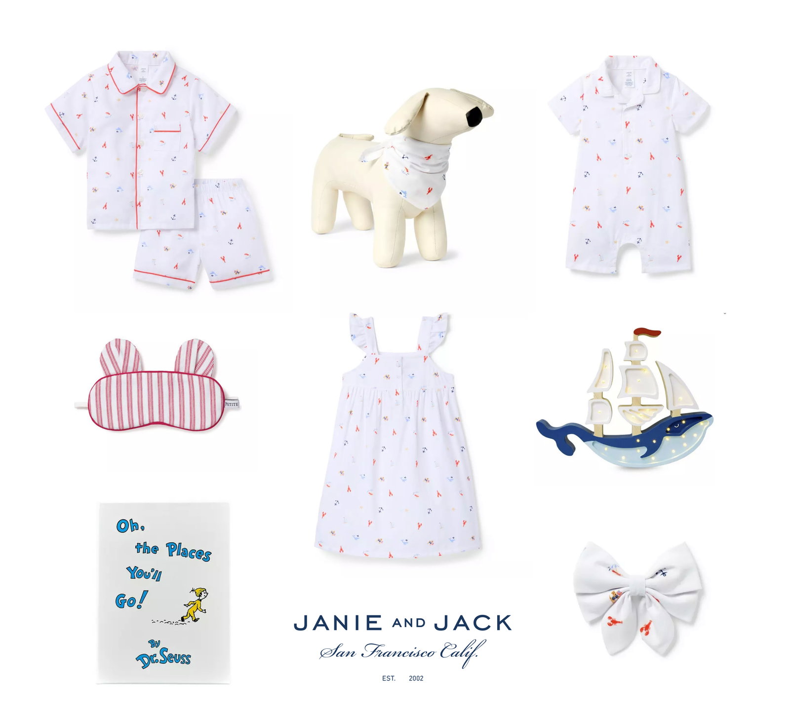 Oh, the Places You'll Go! - Dr. Seuss - JANIE AND JACK - San Francisco Calif. - EST. 2002