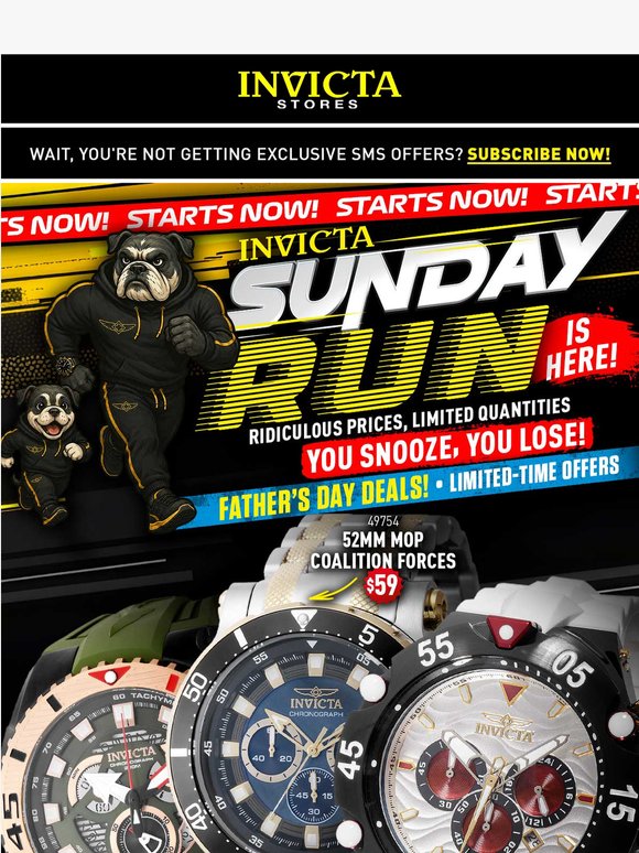 🤑SUNDAY RUN STARTS NOW💥ONLY INSANE SAVINGS🤑