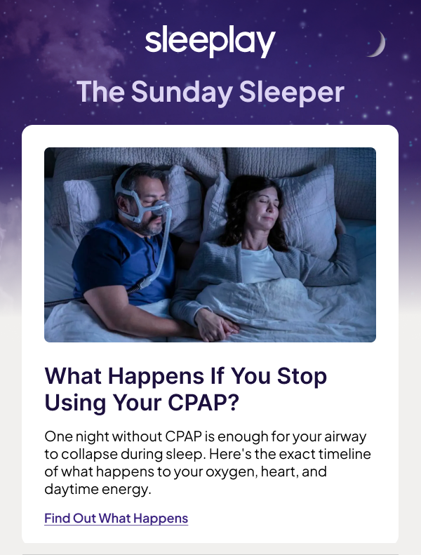 Stop using cpap