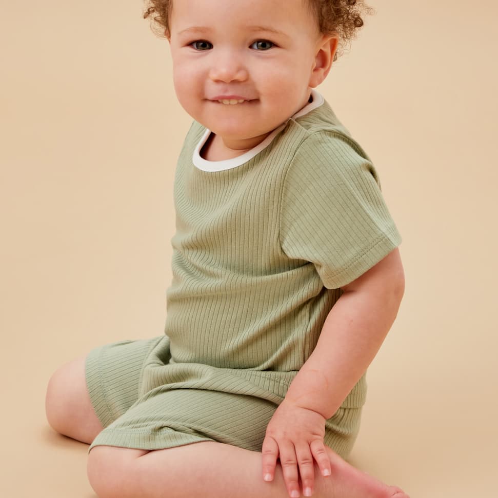 Ribbed Summer Pyjamas