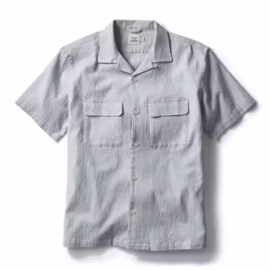 Seersucker Keys Camp Shirt