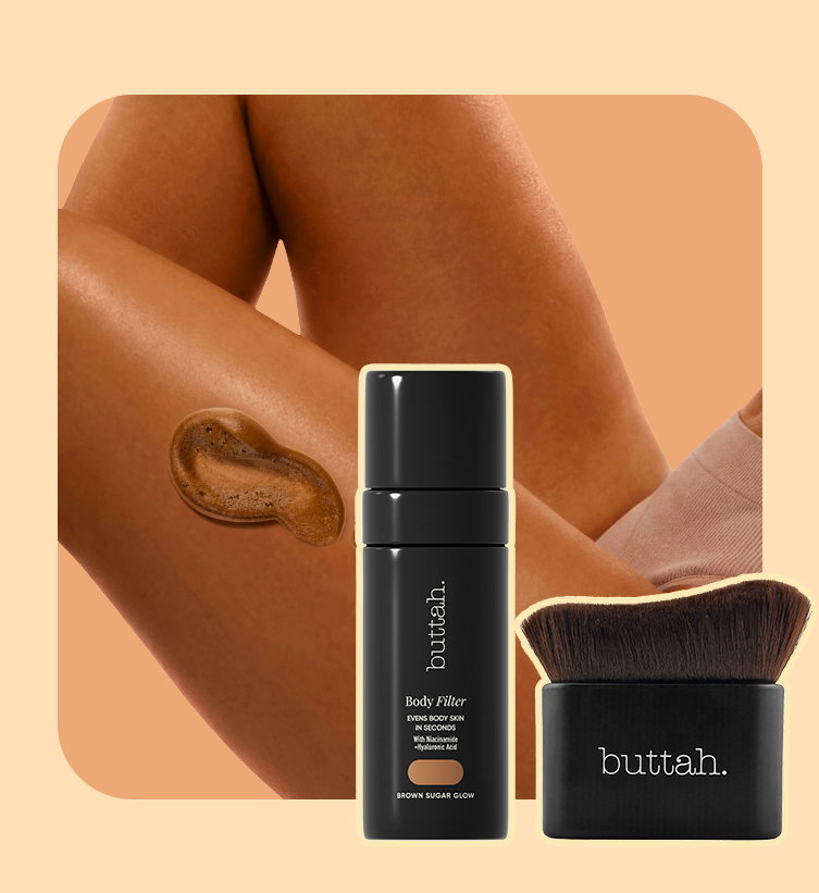 Instantly even the skin on your body with this tone enhancing mousse