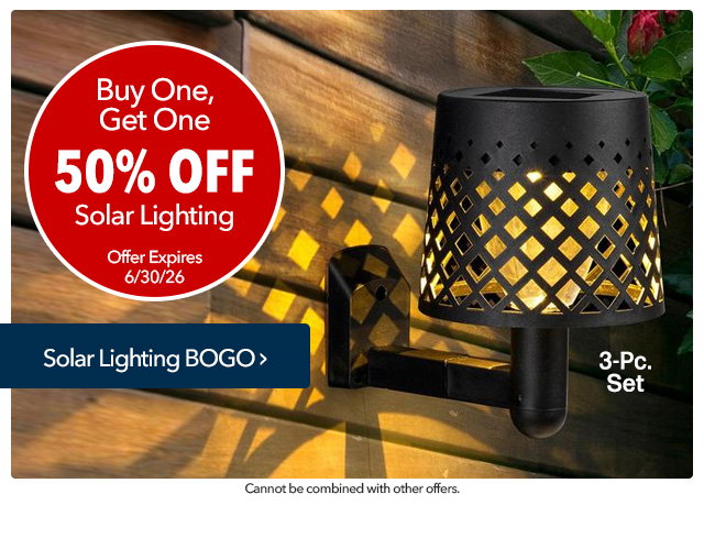 Shop Solar Lighting BOGO