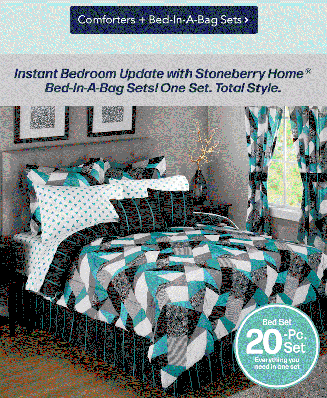 Shop Comforters + Bed-in-a-bag-sets