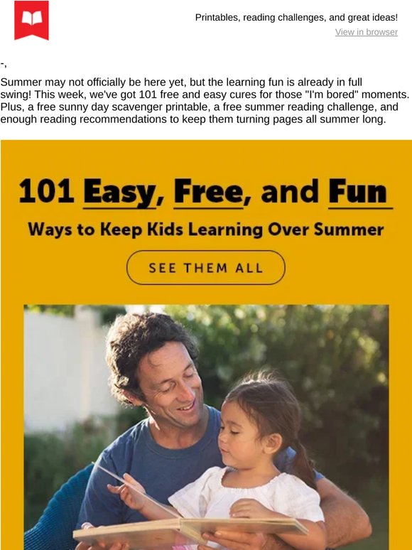 A Summer of Free Fun Is Here! ☀️