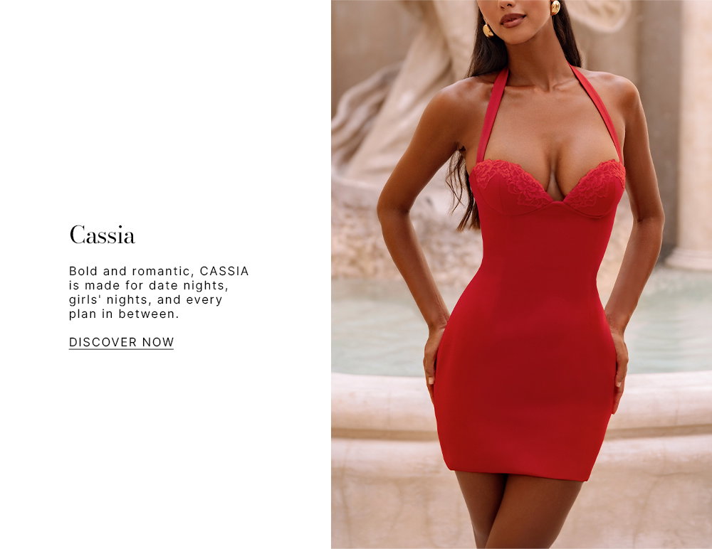 Cassia Mini Dress - Red