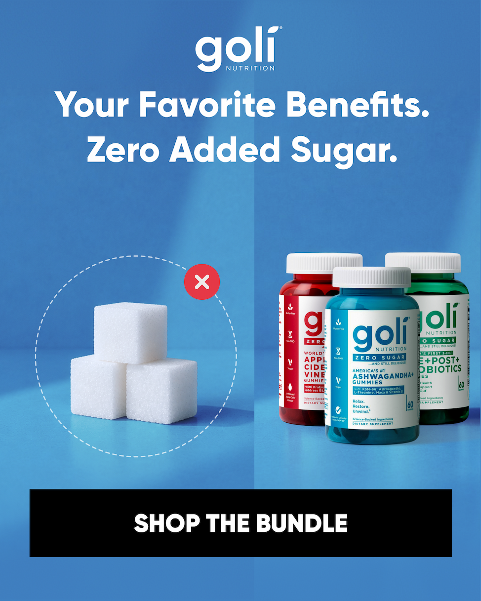 Your favorite benefits. Zero added sugar.