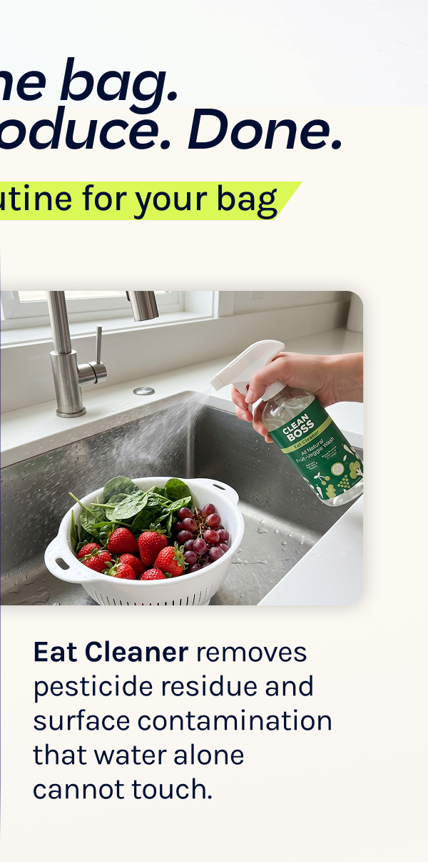 Shop: Eat Cleaner All Natural Fruit & Veggie Wash