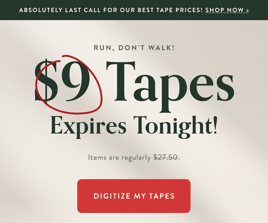 FINAL CALL FOR $9 HOME MOVIES