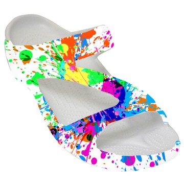 DAWGS Women's Z Sandals PAW Print Patterns