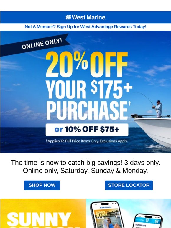 2 DAYS LEFT: 20% Off Your $175+ Online Order