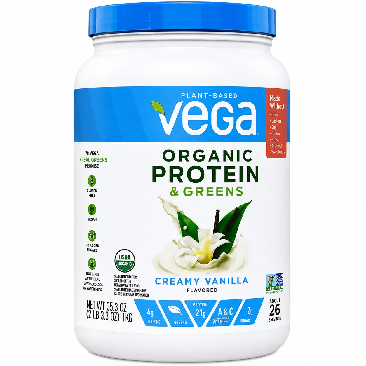 Vega Organic Protein & Greens 2.2lbs