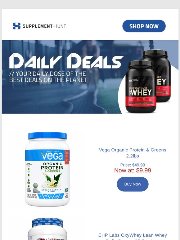 2 Pounds Of Vega Protein For $9.99!