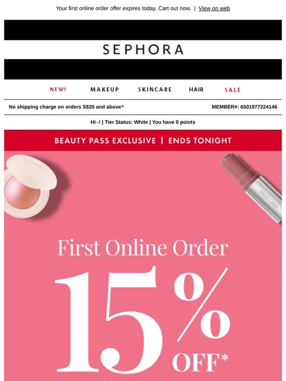 Don't leave your 15% discount behind 💸