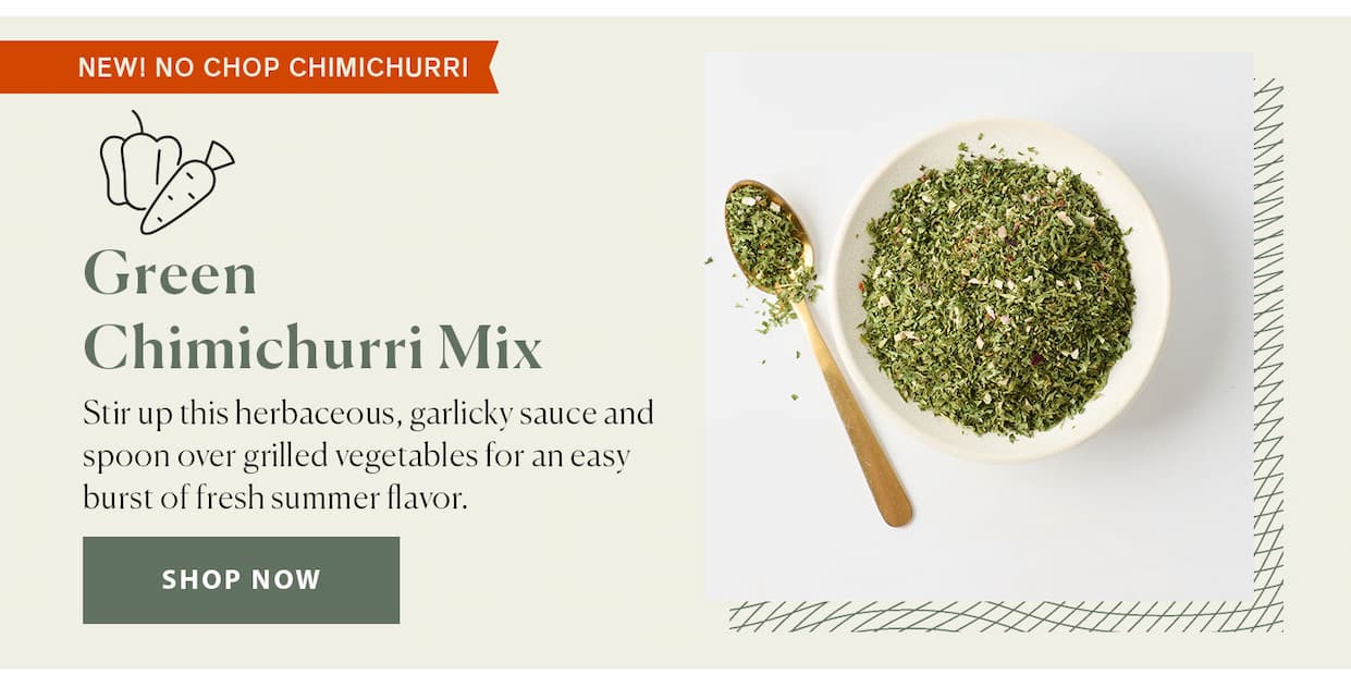 green chimichurri