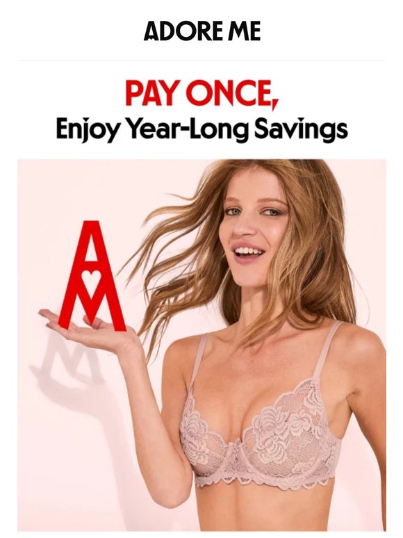 10% OFF on Every Order with Adore Me Premier ❣️