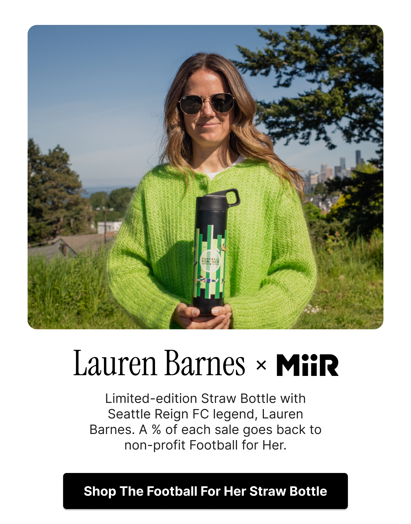 Shop the Football for Her Straw Bottle