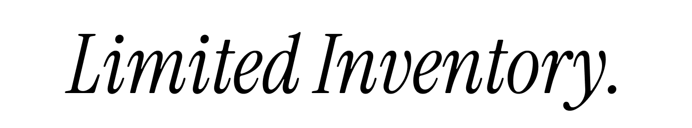 Limited Inventory