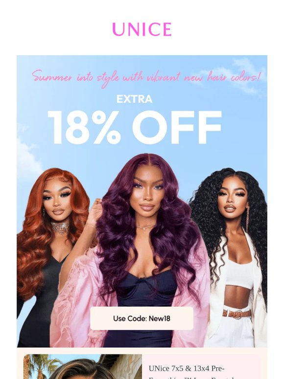 ✨ Special Treat: Extra 18% Off Our Latest Collection!