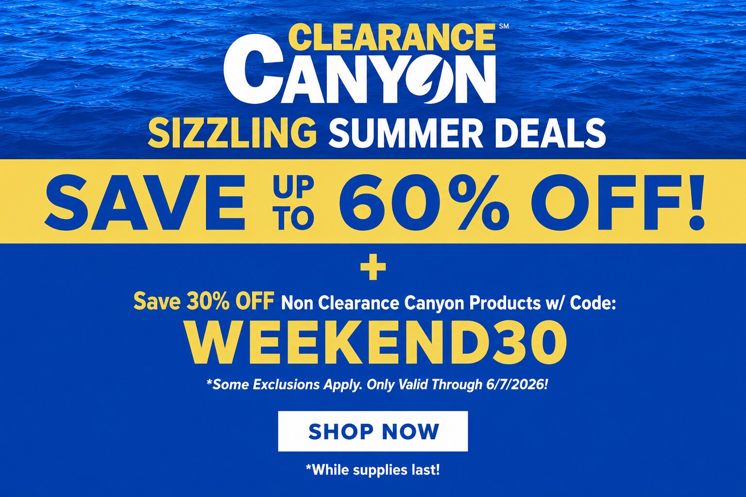 Shop Clearance Canyon