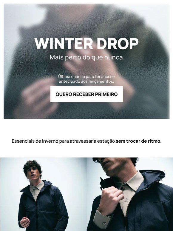 A lista do Winter Drop fecha em breve