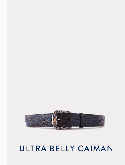 Ultra Belly Caiman Belt