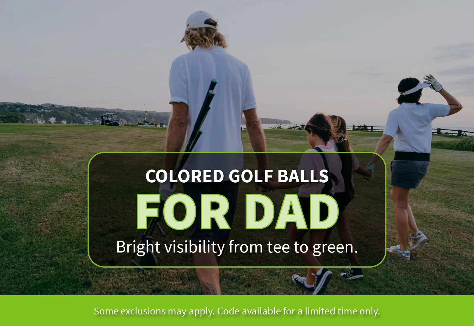 COLORED GOLF BALLS FOR DAD