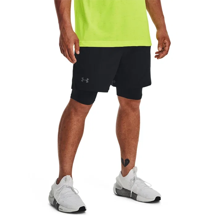 Under Armour Vanish Woven 2-i-1 Shorts Svart 